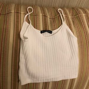 Brandy Melville white crop top